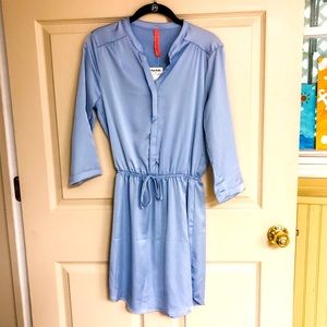 Beautiful Light Baby Blue silky-like dress (NEW with Tags)